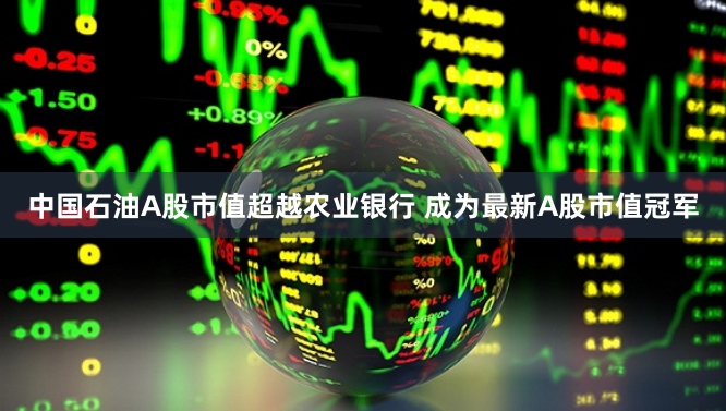 中国石油A股市值超越农业银行 成为最新A股市值冠军
